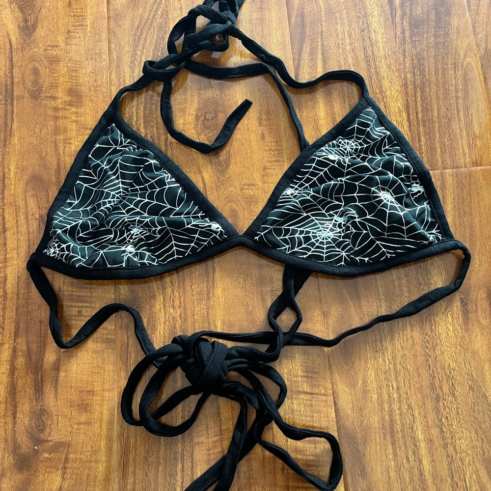 SHEIN Black Strappy Top